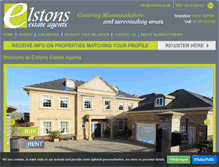 Tablet Screenshot of elstons.co.uk